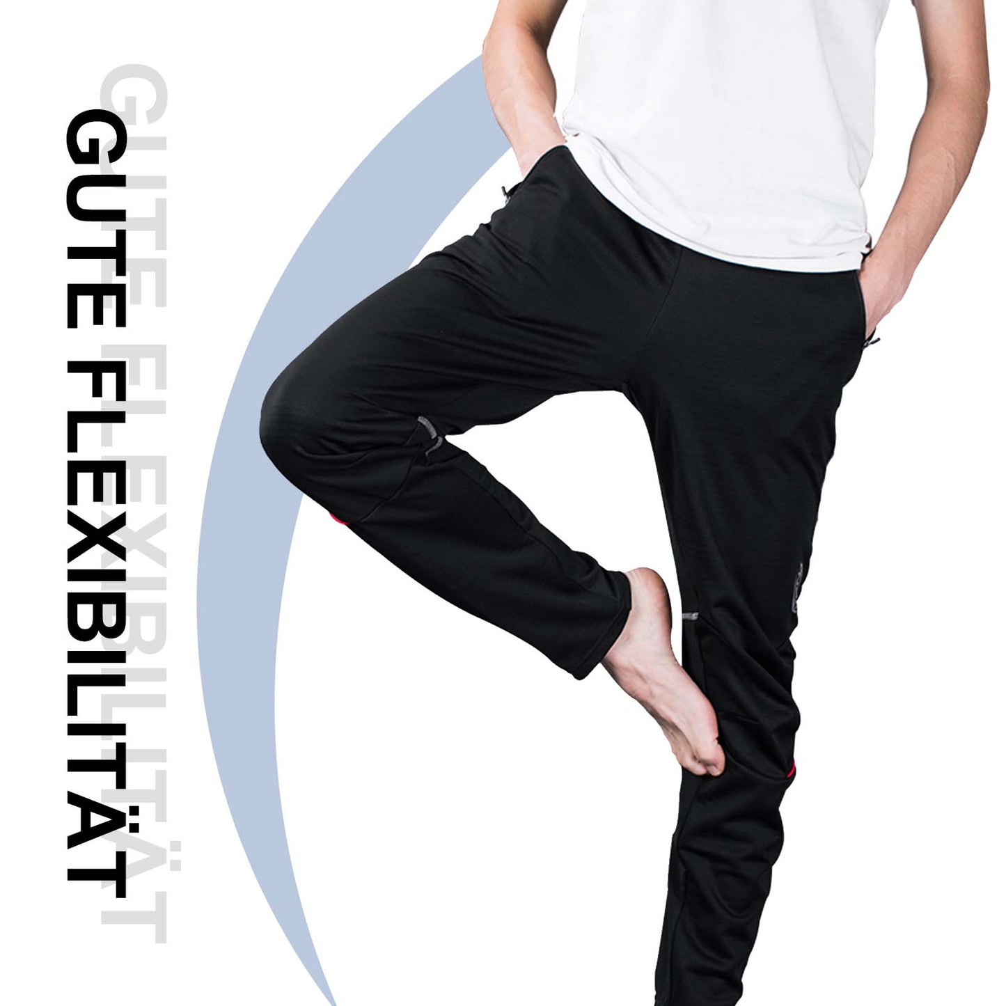 Pantalones de ciclismo para hombre, pantalones de ocio, actividades al aire libre, tallas M-4XL, ROCKBROS