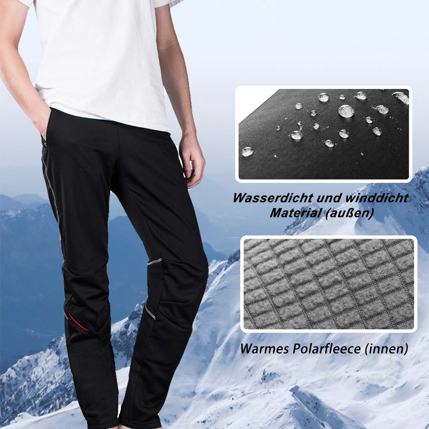 Pantalones de ciclismo para hombre, pantalones de ocio, actividades al aire libre, tallas M-4XL, ROCKBROS