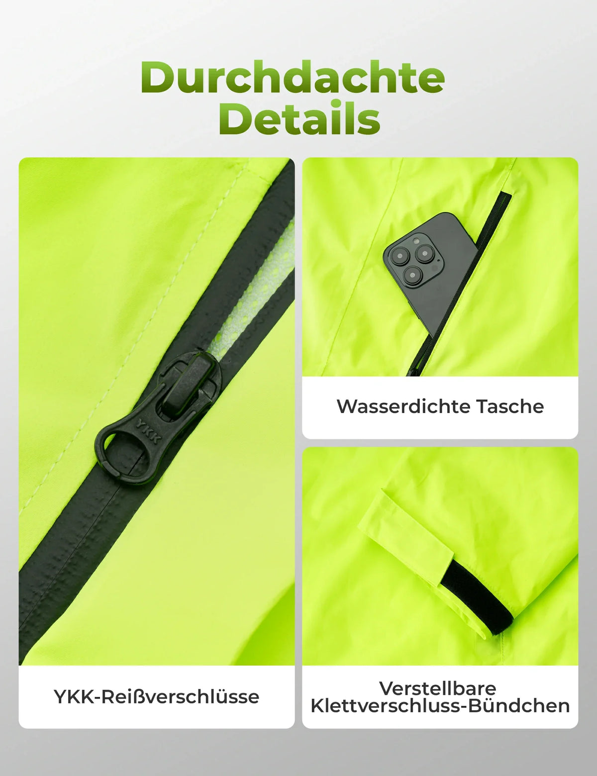 ROCKBROS Chaqueta de Ciclismo para Hombre Impermeable Transpirable