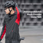 Chaqueta de ciclismo softshell cortavientos de invierno para hombre, negra, ROCKBROS