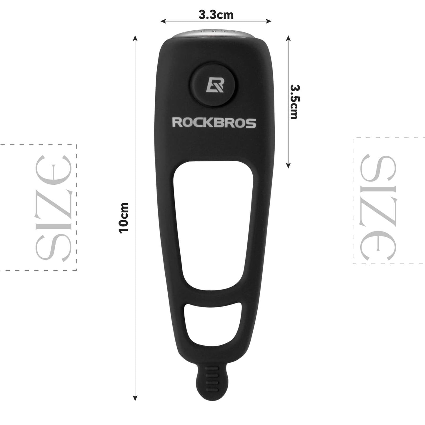 Timbre electrónico para bicicleta, resistente al agua IPX4, ROCKBROS
