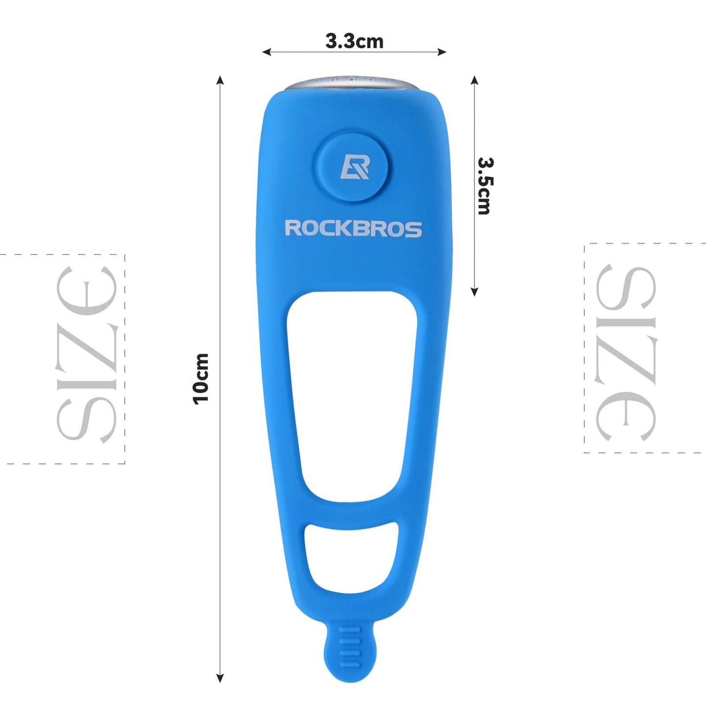 Timbre electrónico para bicicleta, resistente al agua IPX4, ROCKBROS