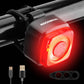 Luz trasera para bicicleta IPX5 resistente al agua y recargable con USB-C ROCKBROS