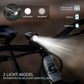 Juego de luces para bicicleta, lámpara para bicicleta que incluye luz trasera y delantera, ROCKBROS