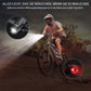 Juego de luces para bicicleta, lámpara para bicicleta que incluye luz trasera y delantera, ROCKBROS