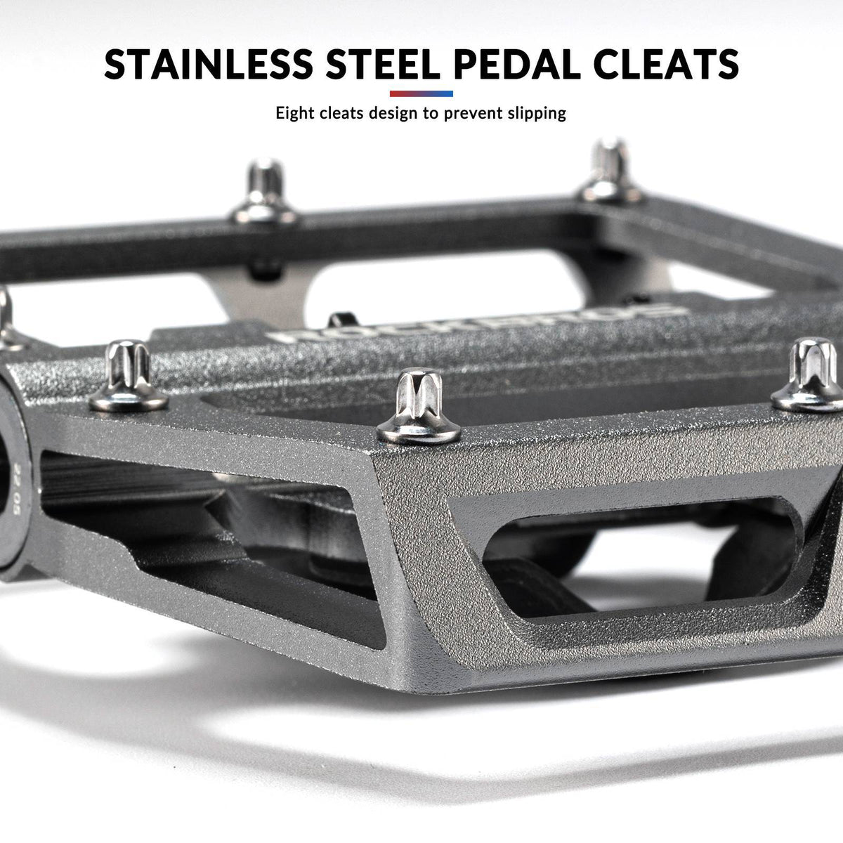 ROCKBROS Pedales de bicicleta de aluminio 2 en 1 SPD para MTB, bicicleta de carreras y urbana
