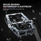 ROCKBROS Pedales de bicicleta de aluminio 2 en 1 SPD para MTB, bicicleta de carreras y urbana