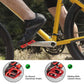 ROCKBROS Pedales de bicicleta de aluminio 2 en 1 SPD para MTB, bicicleta de carreras y urbana