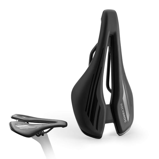 Sillín de bicicleta ergonómico, transpirable, 14,5 x 25 cm, ROCKBROS
