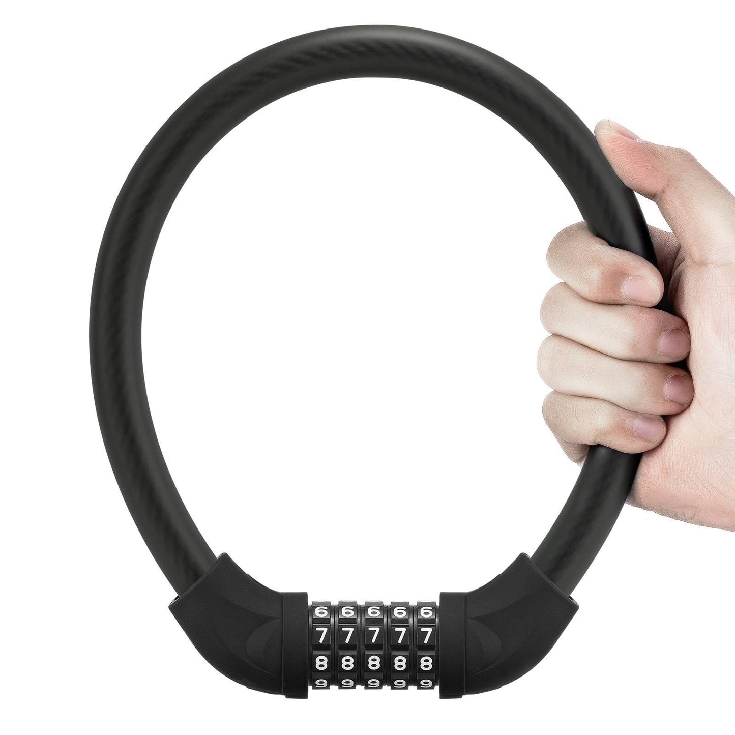 Candado de bicicleta con cable de 5 dígitos ROCKBROS