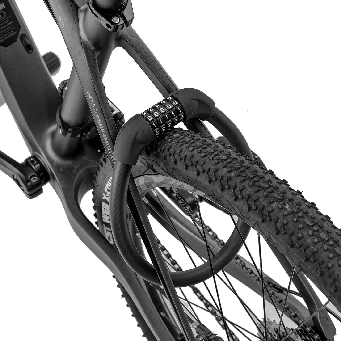 Candado de bicicleta con cable de 5 dígitos ROCKBROS