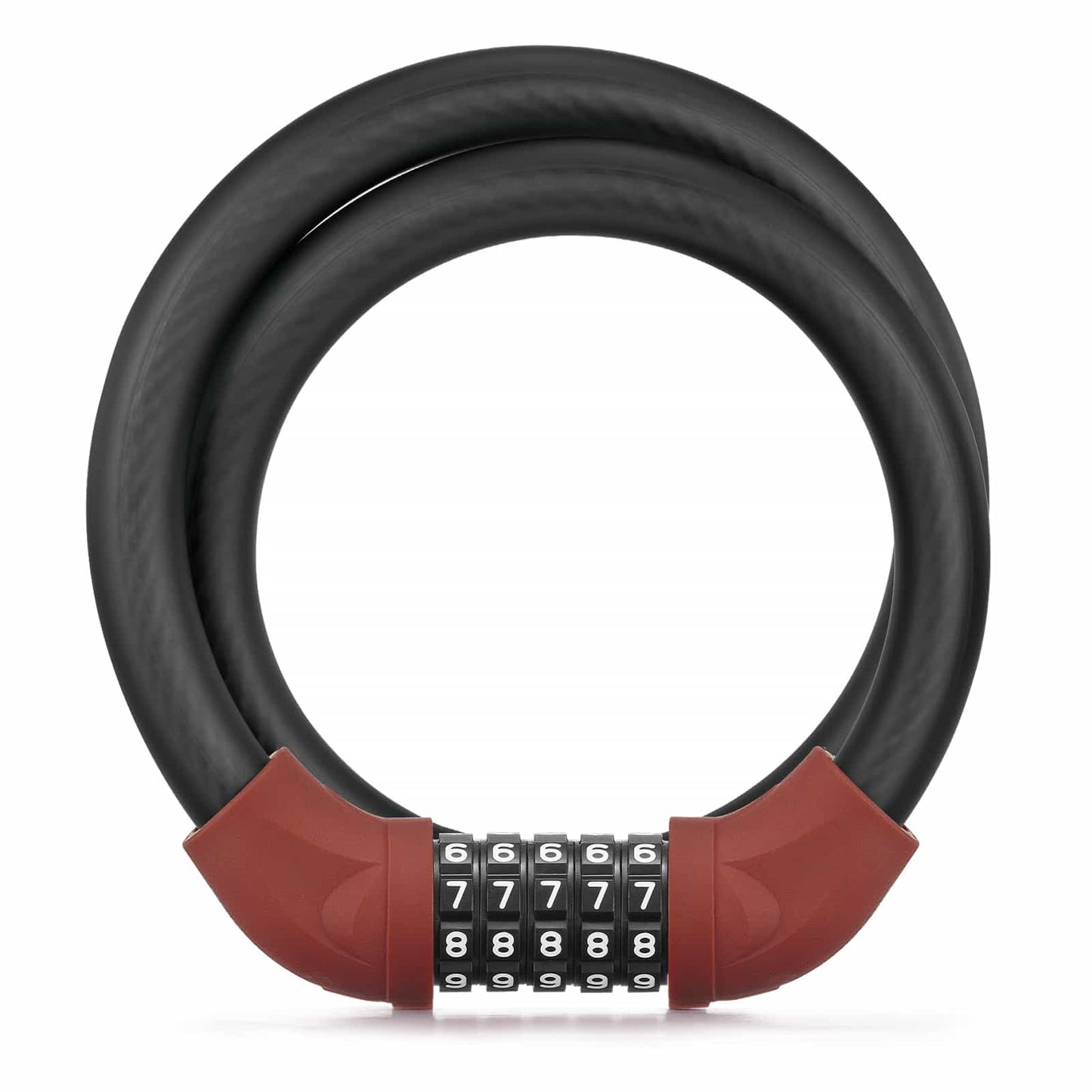 Candado para bicicleta, candado con cable, candado de combinación con código de 5 dígitos, ROCKBROS