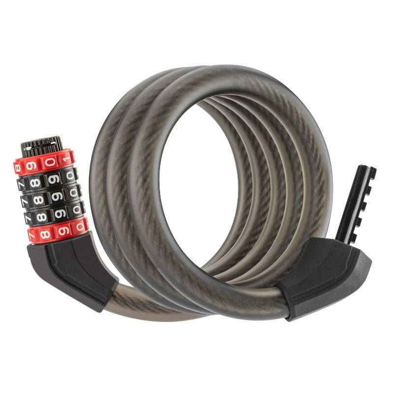 Candado para bicicleta con combinación de 5 dígitos fabricado en PVC y acero ROCKBROS