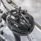 Candado de bicicleta multifuncional con código de combinación, candado para casco ROCKBROS