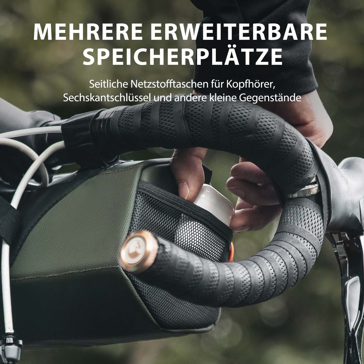 Bolsa para manillar de bicicleta de 2,2 L con bandolera en 6 colores ROCKBROS