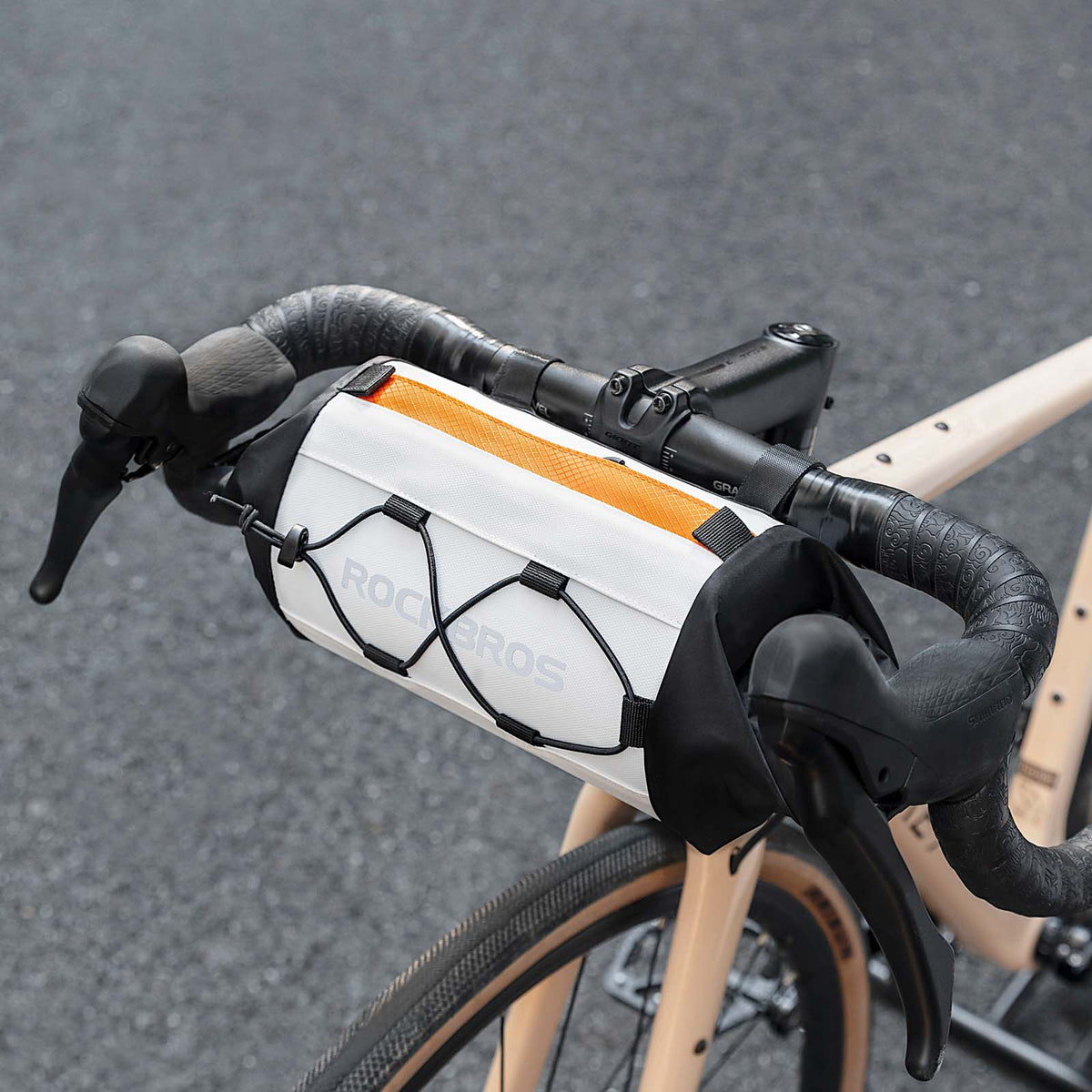 Bolsa de bicicleta ROCKBROS Bolsa de manubrio Bolsa de almacenamiento con correa para el hombro