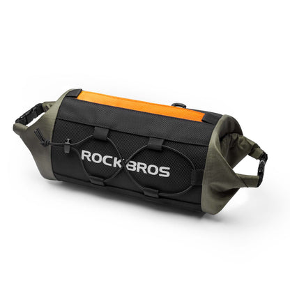 Bolsa de bicicleta ROCKBROS Bolsa de manubrio Bolsa de almacenamiento con correa para el hombro