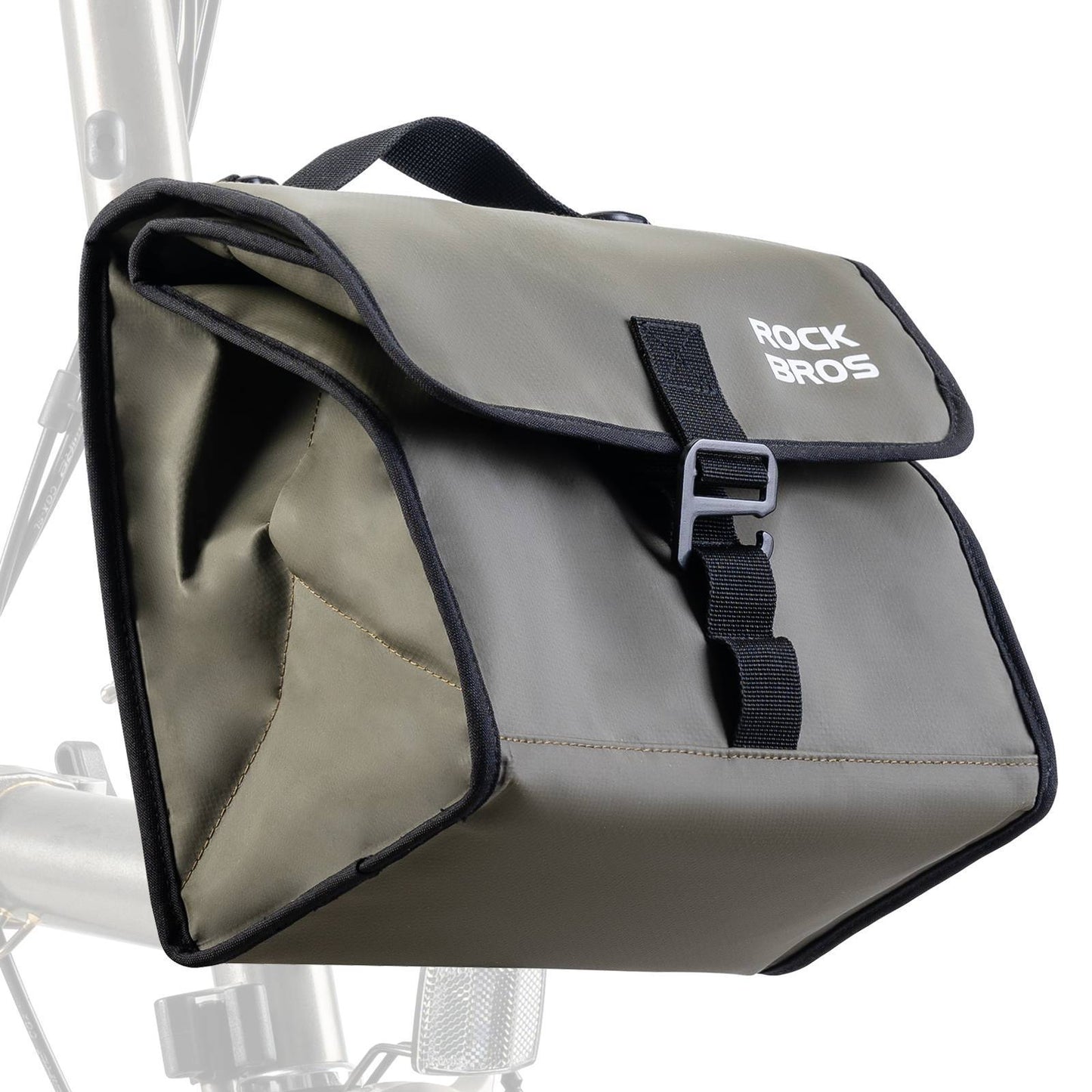 Bolsa para bicicleta, bolsa para manillar, bolsa frontal con correa para el hombro, ROCKBROS