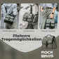 Bolsa para bicicleta, bolsa para manillar, bolsa frontal con correa para el hombro, ROCKBROS
