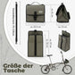 Bolsa para bicicleta, bolsa para manillar, bolsa frontal con correa para el hombro, ROCKBROS