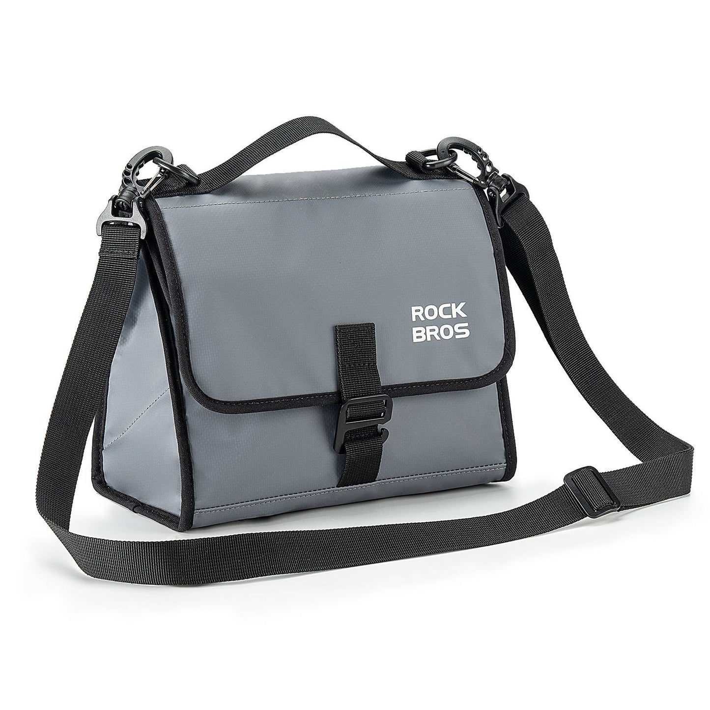 Bolsa para bicicleta, bolsa para manillar, bolsa frontal con correa para el hombro, ROCKBROS