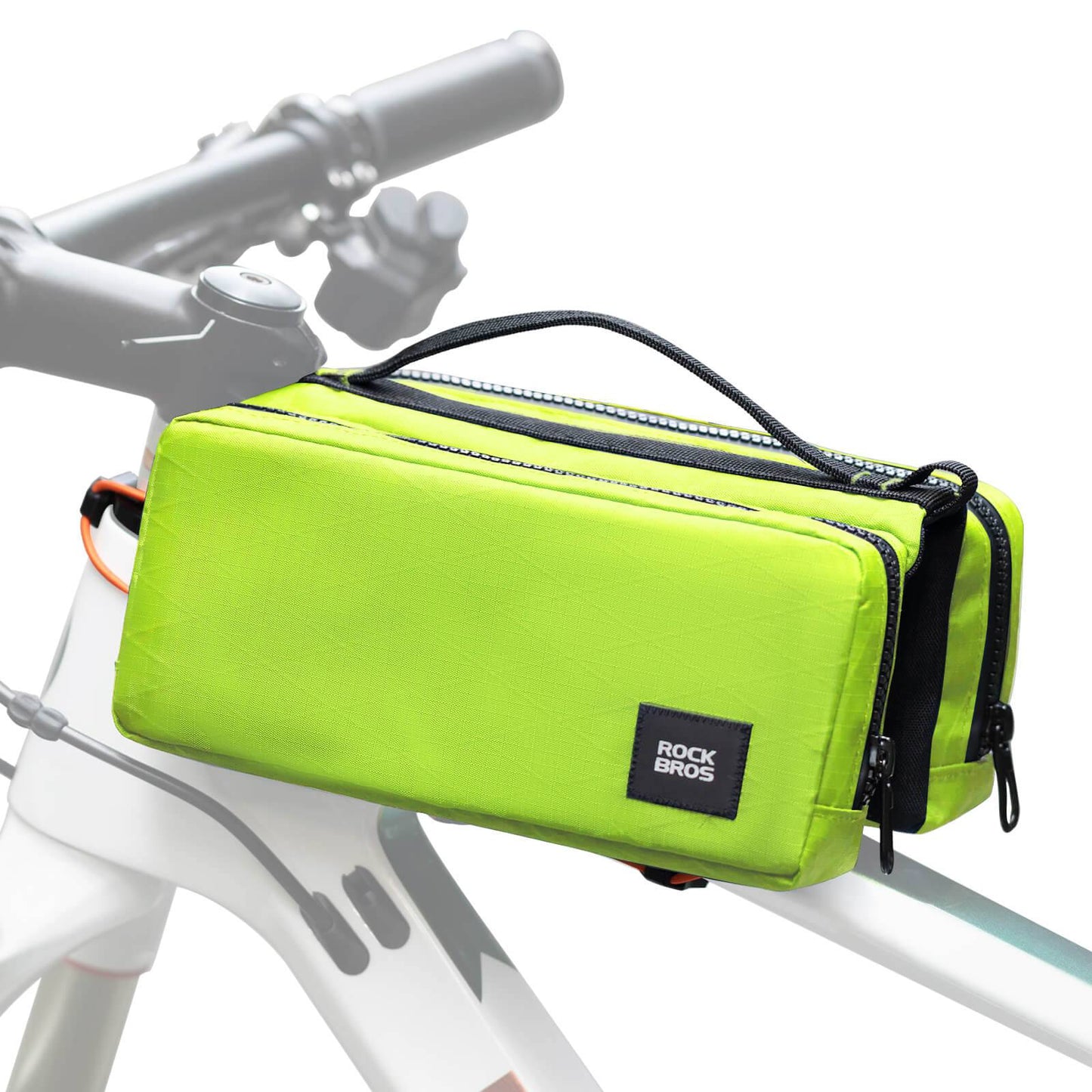Bolsa para cuadro de bicicleta con correa para el hombro, bolsa para tubo superior ROCKBROS