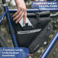 Bolsa de bicicleta 2 en 1, bolsa de cuadro desmontable de 1,3 L + 0,7 L, negra, ROCKBROS