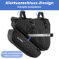 Bolsa de bicicleta 2 en 1, bolsa de cuadro desmontable de 1,3 L + 0,7 L, negra, ROCKBROS