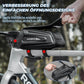 Bolsa de bicicleta impermeable, funda para teléfono móvil para smartphones con pantalla táctil de 6,8 pulgadas, ROCKBROS