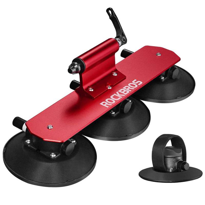 ROCKBROS Portabicicletas Portaequipajes de techo para bicicleta con ventosas de montaje rápido