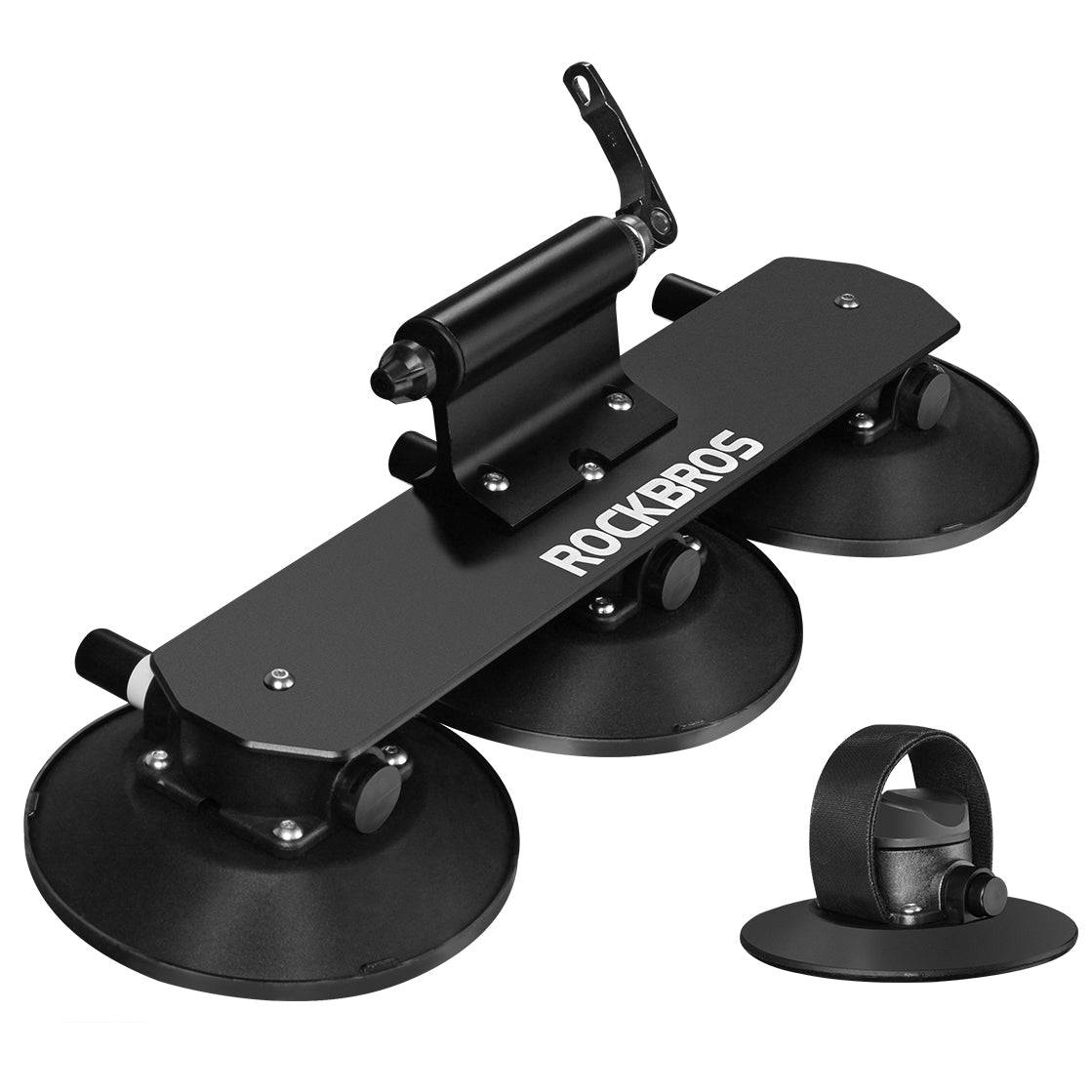 ROCKBROS Portabicicletas Portaequipajes de techo para bicicleta con ventosas de montaje rápido