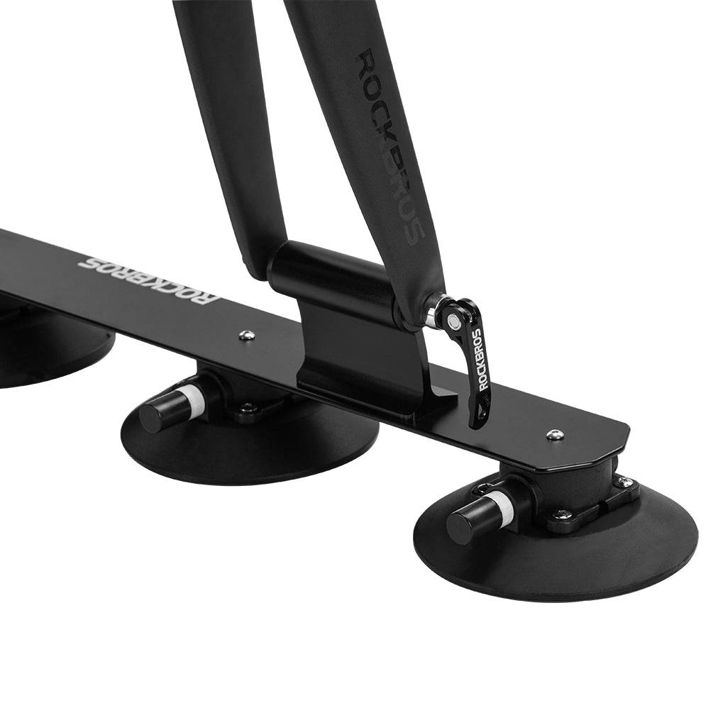 ROCKBROS Portabicicletas Portaequipajes de techo para bicicleta con ventosas de montaje rápido