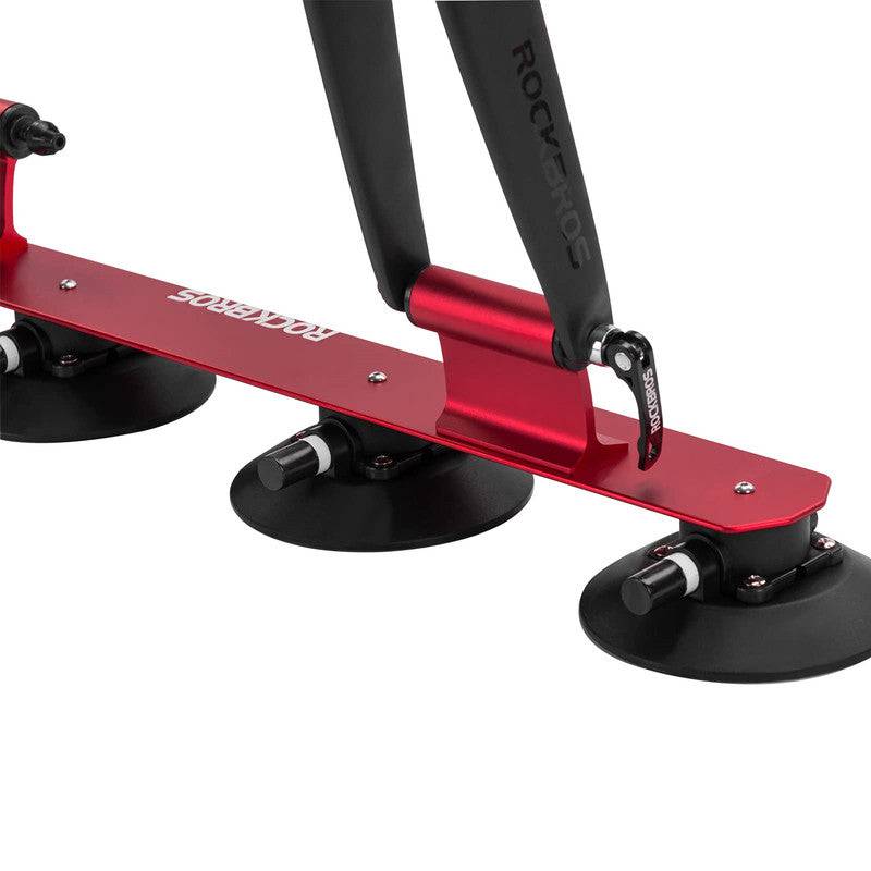 ROCKBROS Portabicicletas Portaequipajes de techo para bicicleta con ventosas de montaje rápido