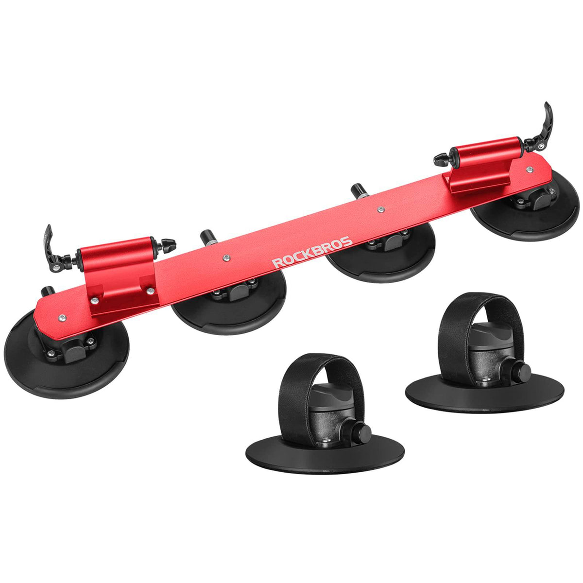 ROCKBROS Portabicicletas Portaequipajes de techo para bicicleta con ventosas de montaje rápido