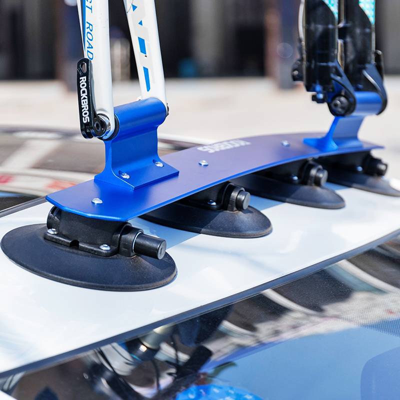 ROCKBROS Portabicicletas Portaequipajes de techo para bicicleta con ventosas de montaje rápido