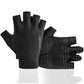 Guantes de equitación de medio dedo antideslizantes con estampado de gel ROCKBROS