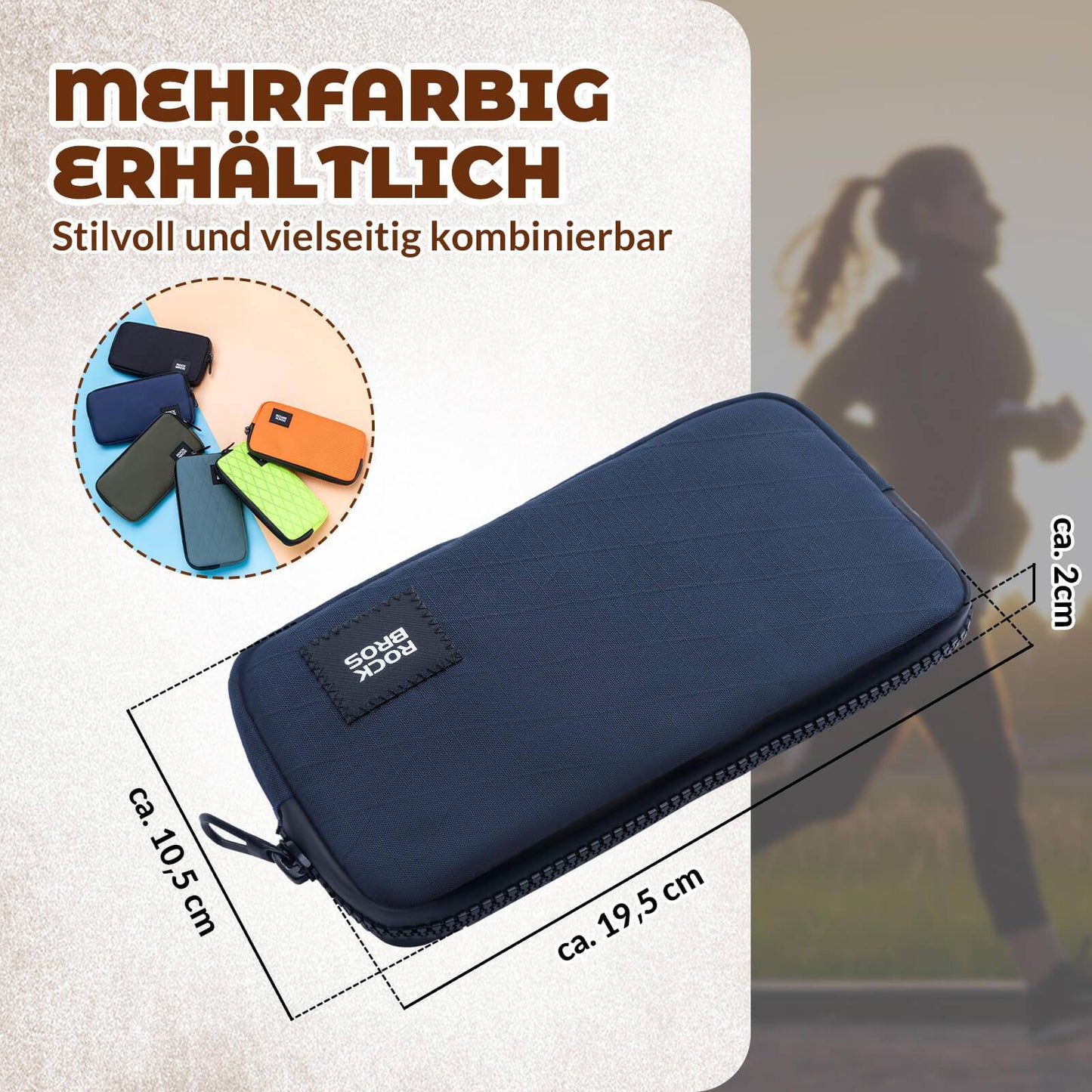 Cartera, monedero, monedero, funda para tarjetas de crédito y llaves, ROCKBROS