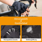 Guantes de ciclismo unisex de medio dedo con absorción de impactos y antideslizantes de ROCKBROS