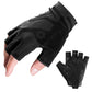 Guantes de ciclismo unisex de medio dedo con absorción de impactos y antideslizantes de ROCKBROS