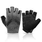 Guantes de ciclismo de medio dedo con absorción de impactos para verano para hombre ROCKBROS