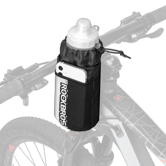 Bolsa térmica para manillar de bicicleta con portabotellas y bolsillo para teléfono móvil ROCKBROS