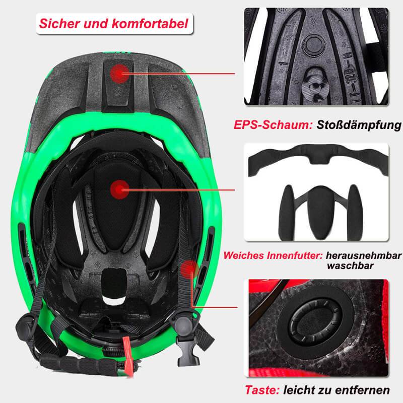 Casco integral para niños con mentonera extraíble para niños/niñas ROCKBROS