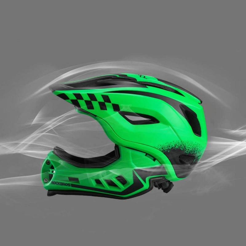 Casco integral para niños con mentonera extraíble para niños/niñas ROCKBROS