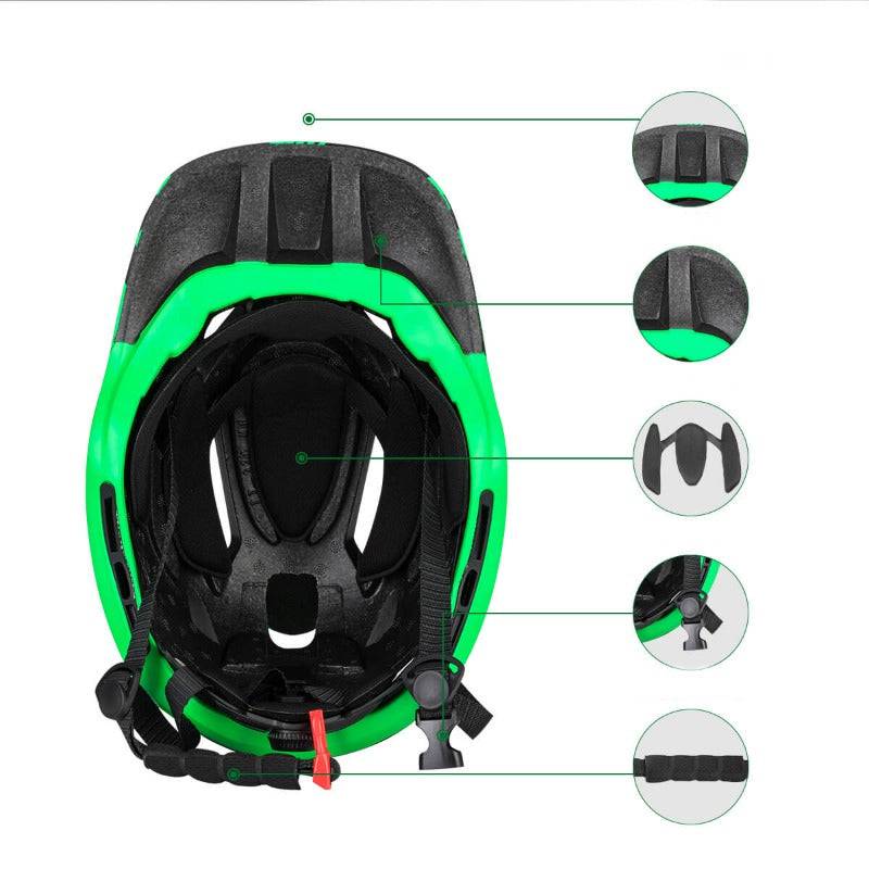 Casco integral para niños con mentonera extraíble para niños/niñas ROCKBROS