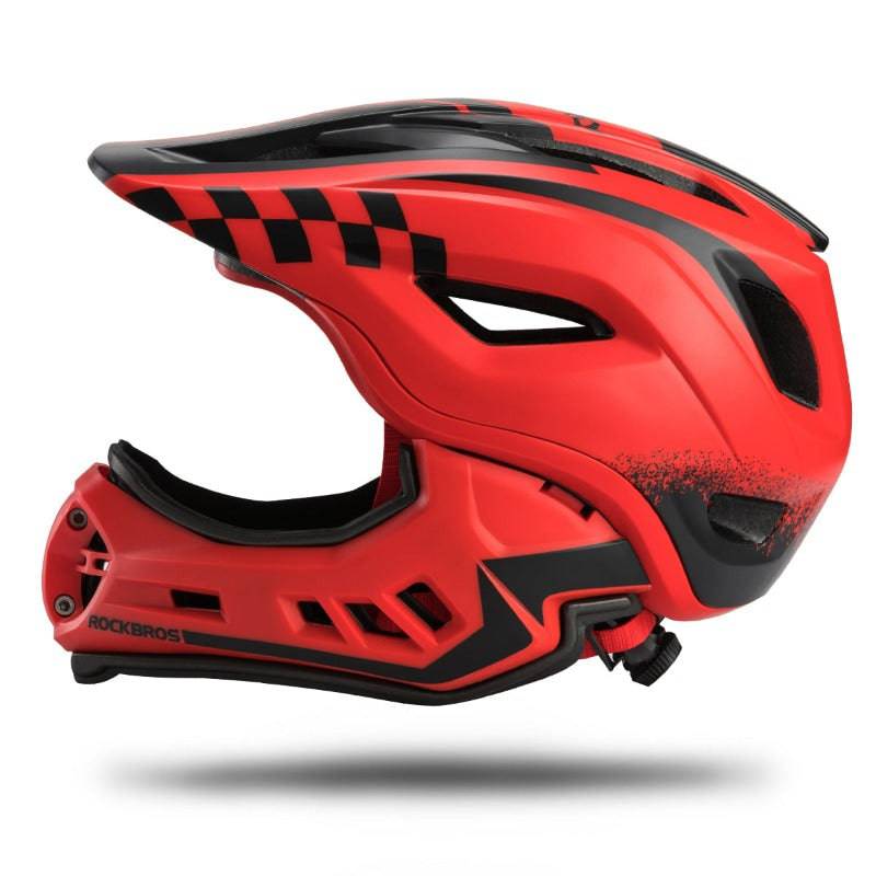Casco integral para niños con mentonera extraíble para niños/niñas ROCKBROS