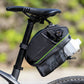 Bolsa para sillín de bicicleta resistente a arañazos con portabotellas 1,5 L ROCKBROS