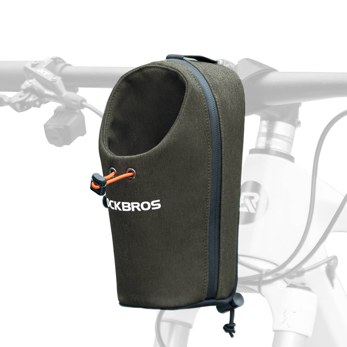 ROCKBROS Bolsa de manillar Bolsa para botella Portabotellas Diseño multifuncional