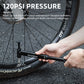 Mini bomba de aire para bicicleta con llave de trinquete 80 PSI aluminio ROCKBROS