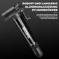 Mini bomba de aire para bicicleta con llave de trinquete 80 PSI aluminio ROCKBROS