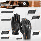 Guantes de moto, pantalla táctil, cuero, dedos completos, transpirables, ROCKBROS